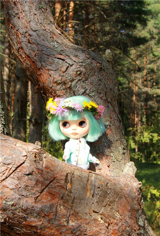Инопланетянка Нийя. Custom Blythe Doll UFO Go Go Takara