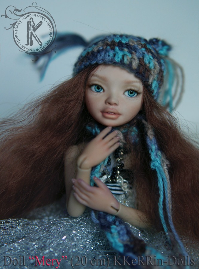 Шарнирная авторская кукла "Mery" (20см), от KKeRRin-Dolls (фото 2)