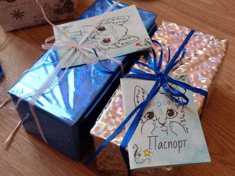 Новогодняя упаковка, провожаем в путь зверяток. Разные фотографии