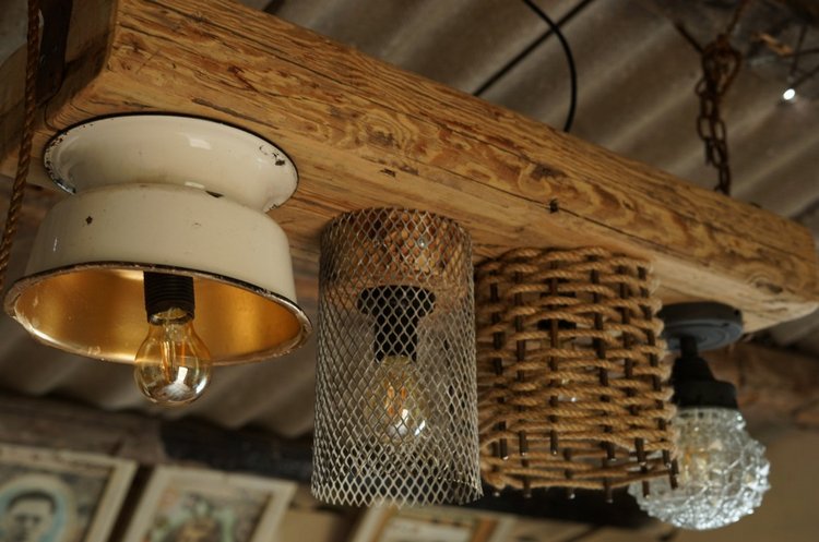 Люстра в стиле Wabi- Sabi