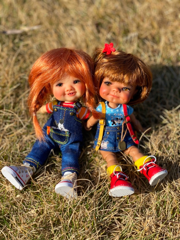 Стоят девчонки... стоят в сторонке. Meadow dolls (фото 9)