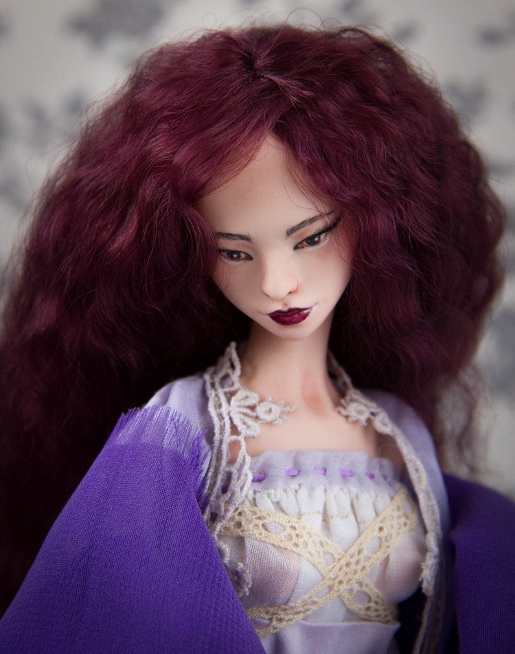 Лянфэн. Фарфоровая шарнирная кукла от Skvorkadolls (фото 9)