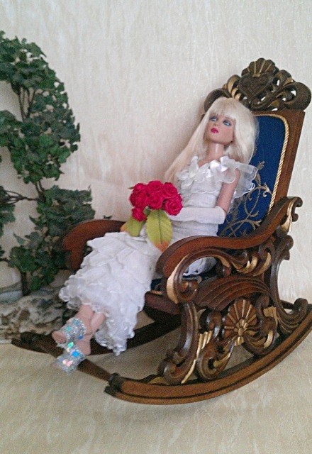 Эксклюзивное кресло -качалка (фото 6)