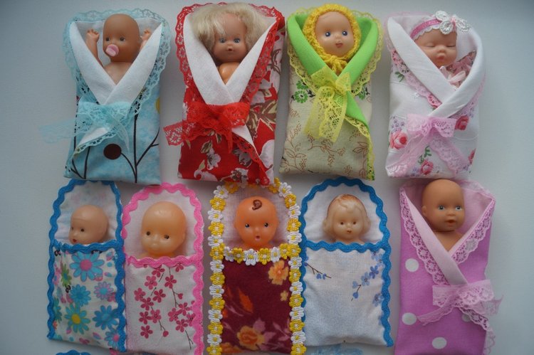 Как в детстве - пупсяшки-пеленашки (фото 9)