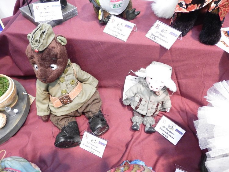 XV Международный осенний салон авторских кукол на Тишинке с 4 по 6 октября 2019 года в Москве - часть 3