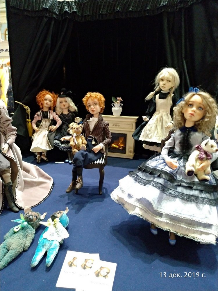 X Международная выставка "Искусство куклы" в Гостином дворе. Часть 2
