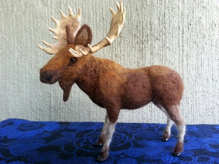 FineFeltedCritters - Авторские войлочные скульптуры by Carol Rossi - ч.2