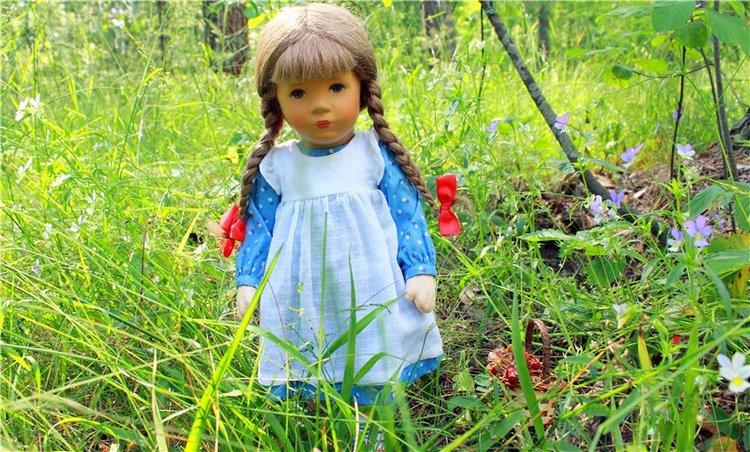 Путешествие Катрин. Katrin, Stoffpuppe Doll, Kathe Kruse