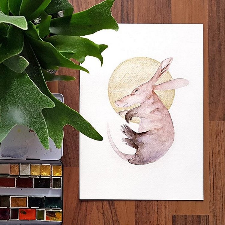 SnailMaidenStudio - Акварельные иллюстрации маленьких живых существ