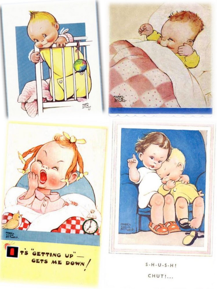 Beatrice Perini. Авторские работы ООАК из глины "терракота" - Mabel Lucie Attwell, часть 2 (фото 3)