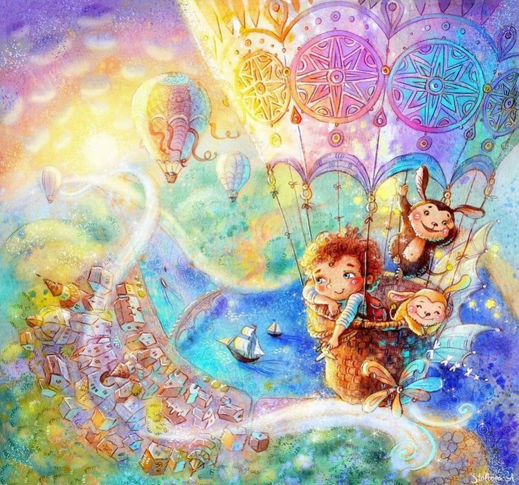 Волшебные иллюстрации — Интересное обо всем: поздравления