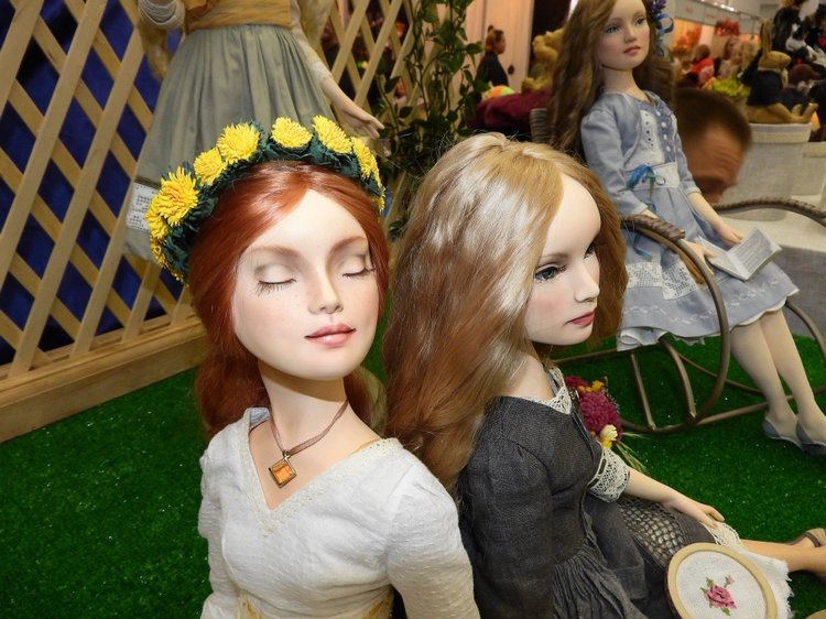 XV Международный осенний салон авторских кукол на Тишинке с 4 по 6 октября 2019 года в Москве - часть 3