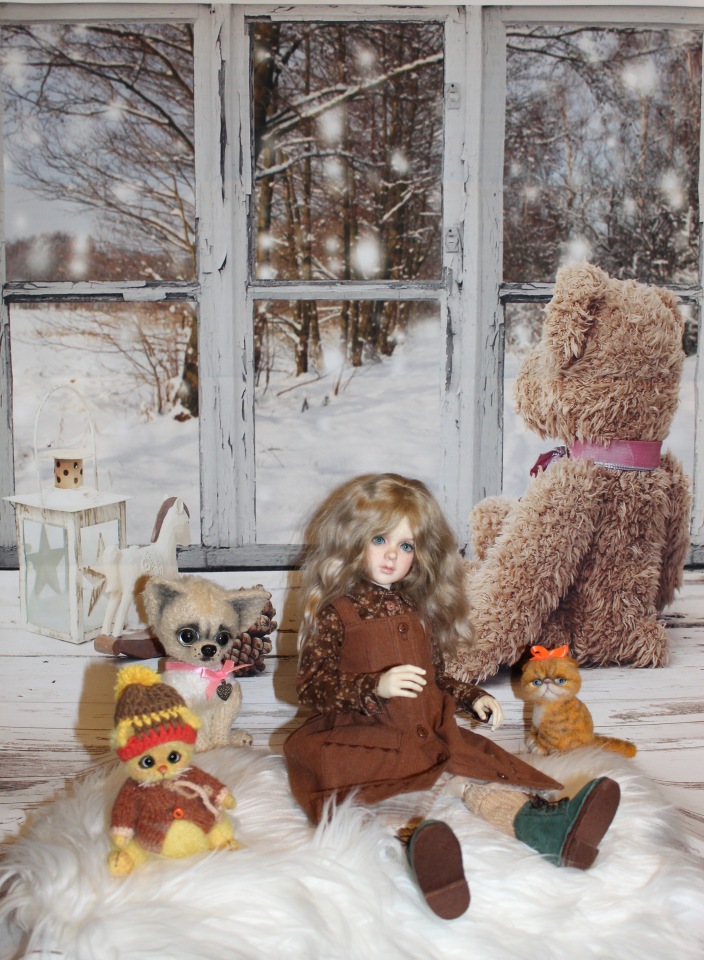 В Рождественский сочельник. Розочка в ожидании Рождества