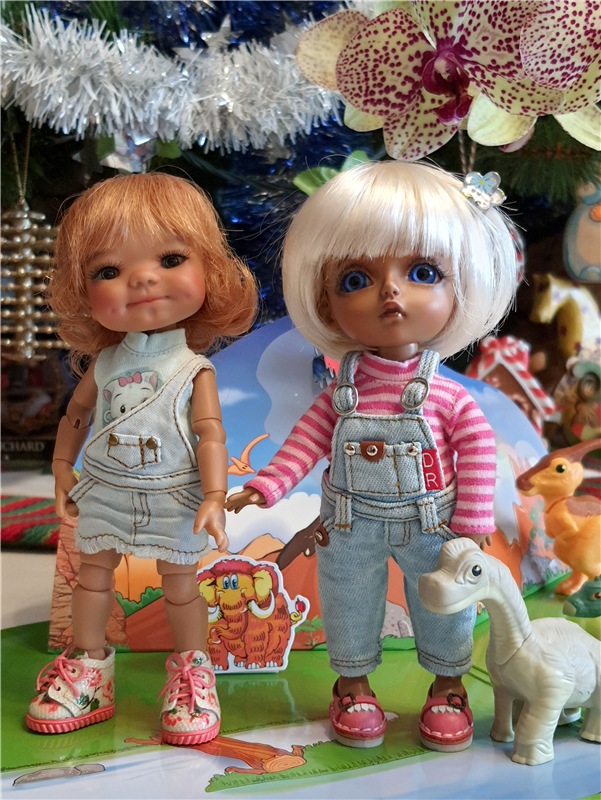 Динозаврики | Бэйбики Динозаврики — Куклы Meadow dolls (Медовушки): BJD (БЖД) (фото 6)