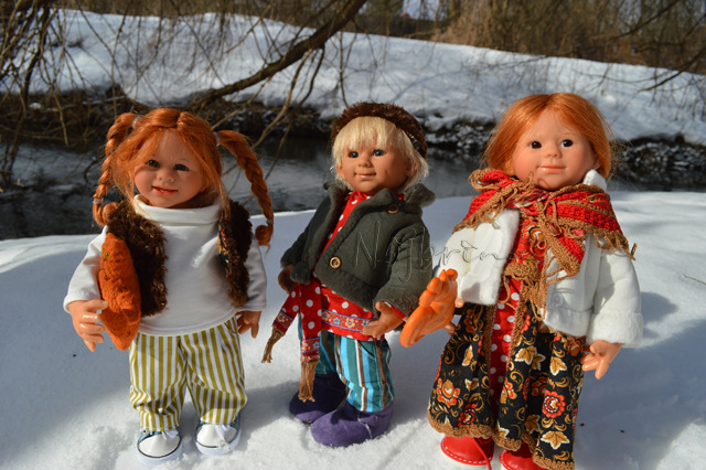 Зима не спешит уходить... Вихтели Rosemarie Anna Muller