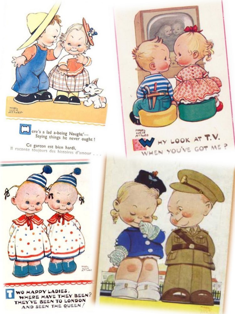 Beatrice Perini. Авторские работы ООАК из глины "терракота" - Mabel Lucie Attwell, часть 2 (фото 9)