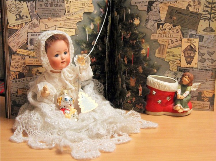 Приближается Рождество — Антикварные куклы Heubach Koppelsdorf (Хойбах): молд 300