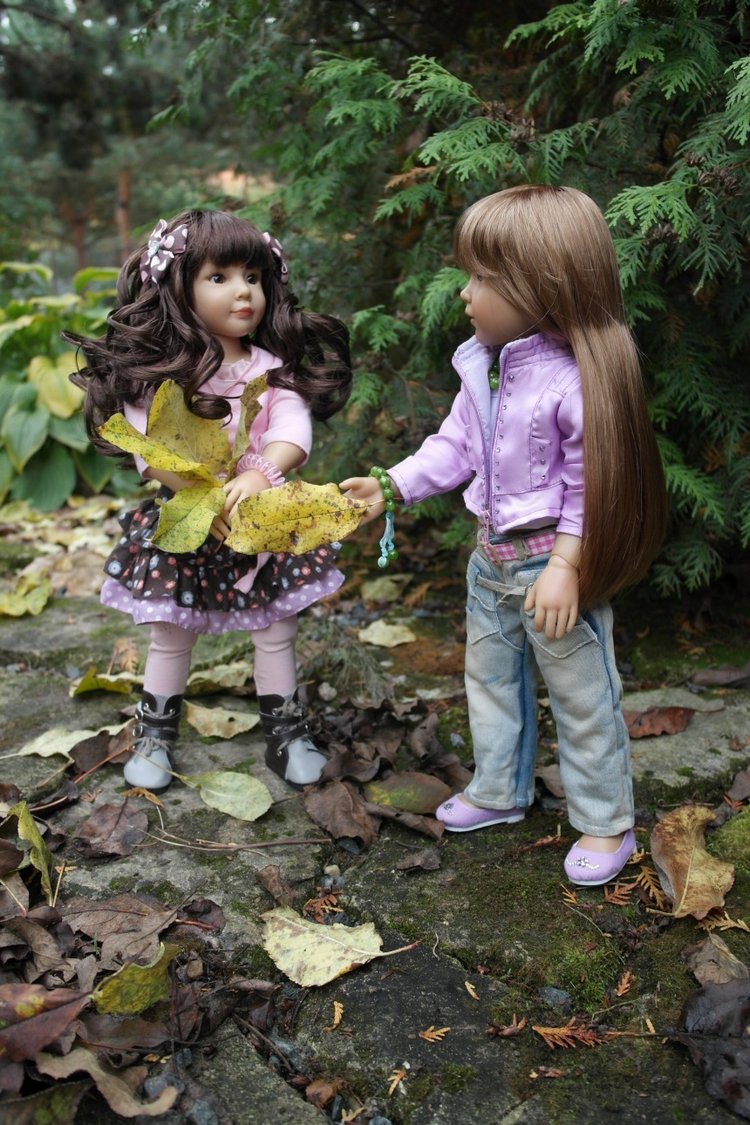 Осенний день Юляши и Бьорк (фото 7)