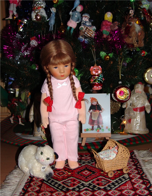 Катрин. Katrin, Stoffpuppe Doll, Kathe Kruse