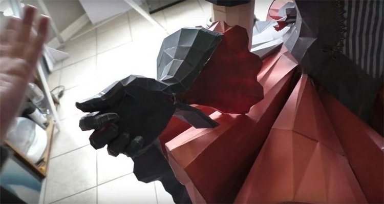 Бумажные скульптуры, papercraft