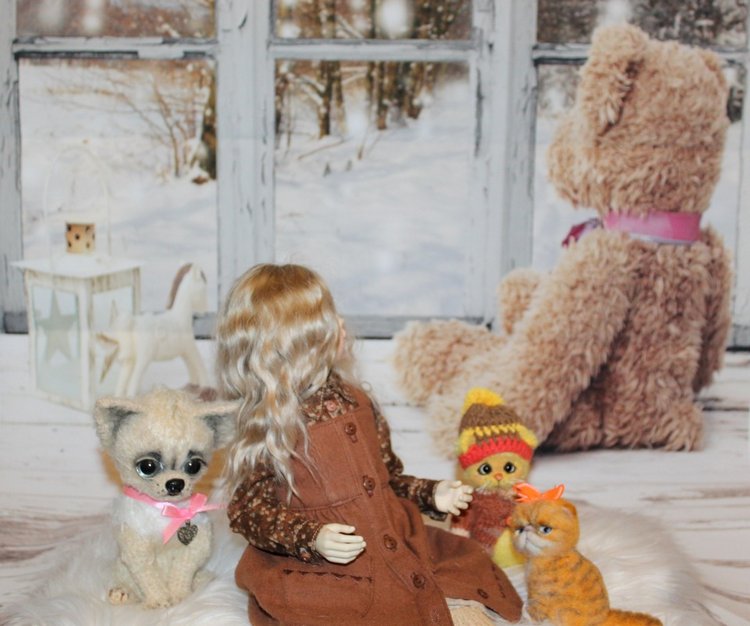 В Рождественский сочельник. Розочка в ожидании Рождества (фото 8)