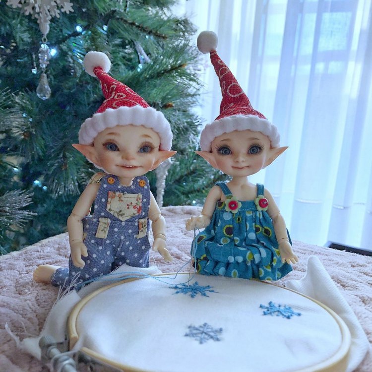 Новогодний винегрет — Фотоистории с куклами BJD (БЖД): сериалы