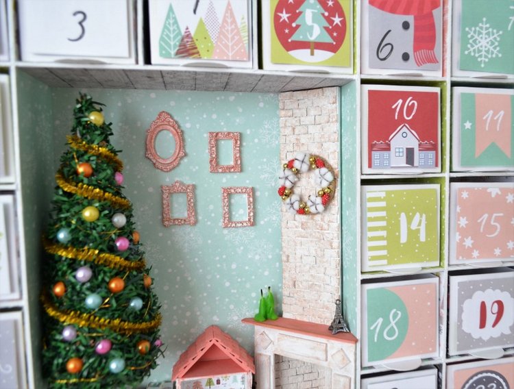 2 адвент календаря с миниатюрой для брата и сестры