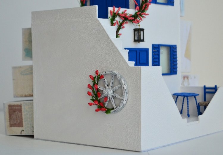 Греческая вилла — Румбоксы и кукольные интерьеры: фото