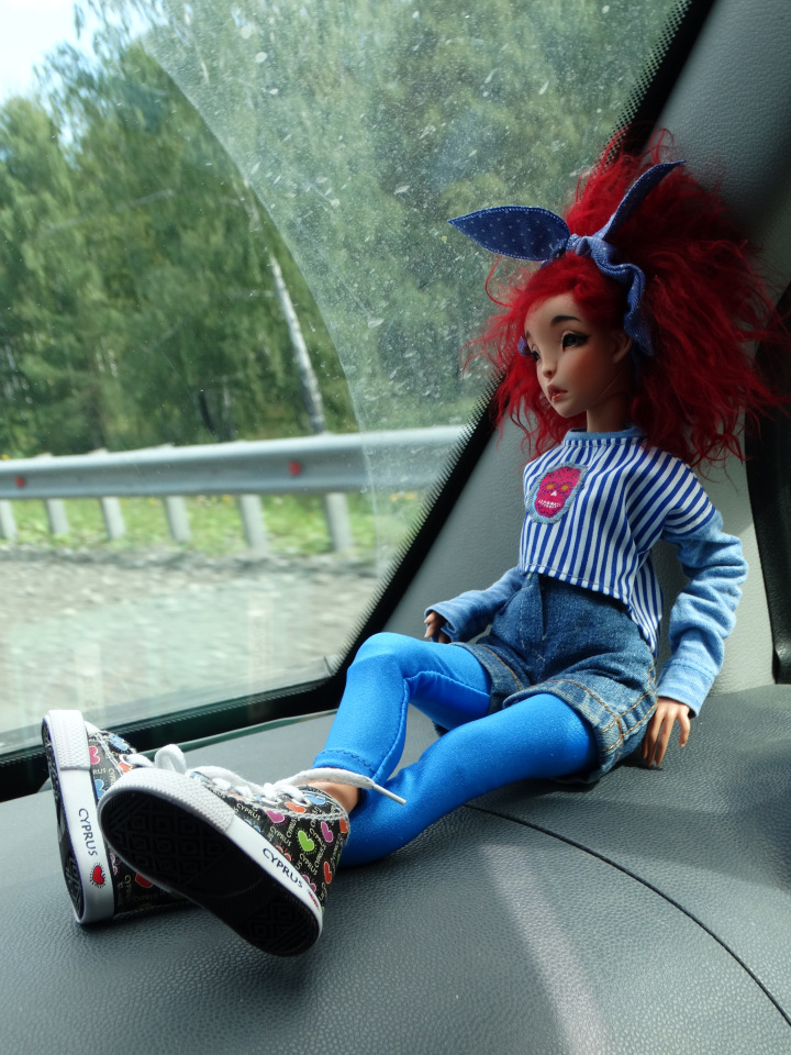 Каменный остров. Поездка с БЖД куколкой от Лиликэт