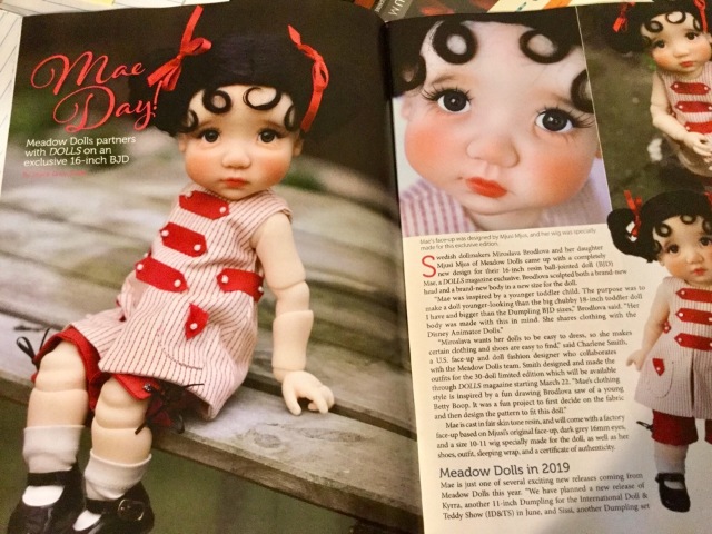 Новая девочка Mae в новом формате 40,5 см от Meadow dolls (фото 5)