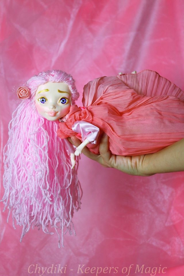 Chydiki - Fairy OOAK Art dolls, artist collectible fantasy clay toys - 6
