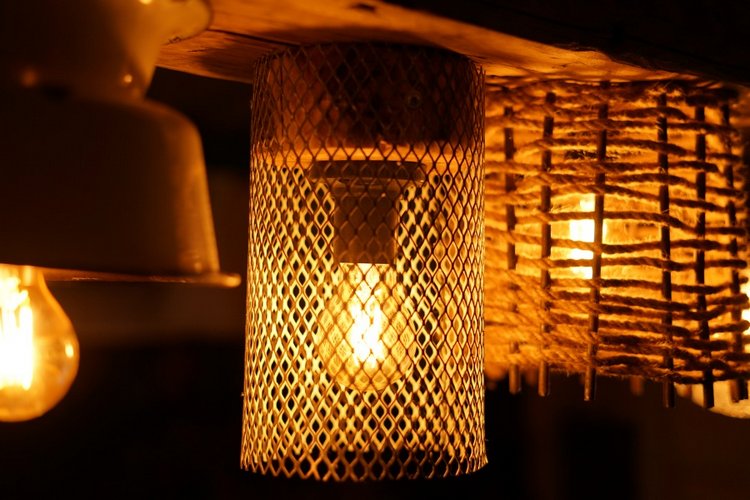 Люстра в стиле Wabi- Sabi