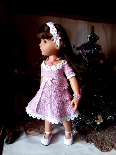 Платьице для Готц — Одежда и обувь для кукол своими руками: фото (фото 8)