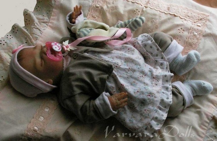 Прошивка волосиков — Куклы Реборн (Reborn): работы мастеров (фото 8)