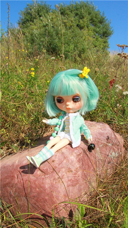 Инопланетянка Нийя. Custom Blythe Doll UFO Go Go Takara