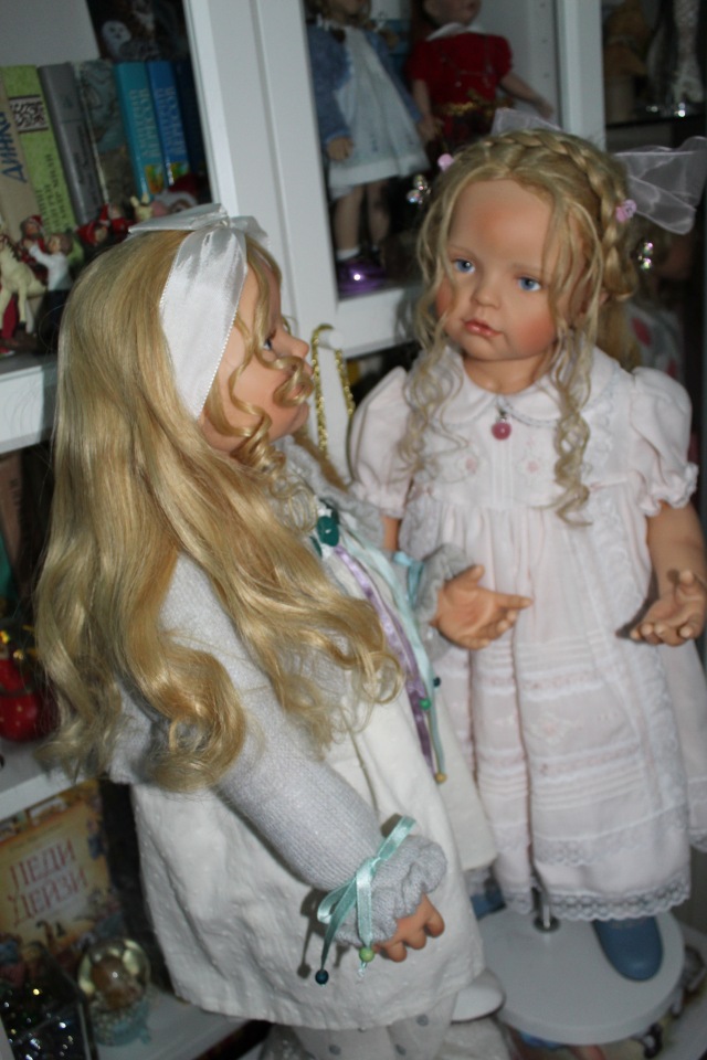 Две Фины, две сестрички — Куклы Hildegard Gunzel (Гюнцель) из винила: Gotz (фото 10)