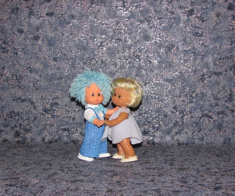 Моя новая девочка Ева и её друзья (куколки ГДР Werk Schalkau-косолапки)