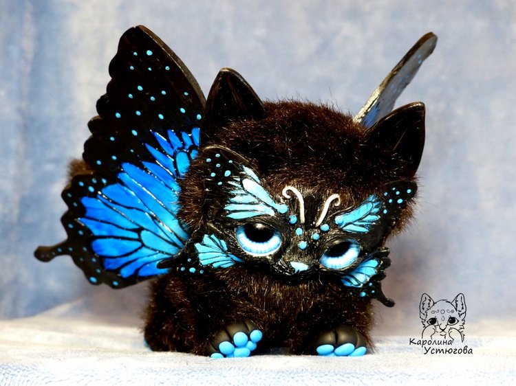 Волшебный бабочковый котенок Папилиофелис. И история из комнаты мага (фото 8)