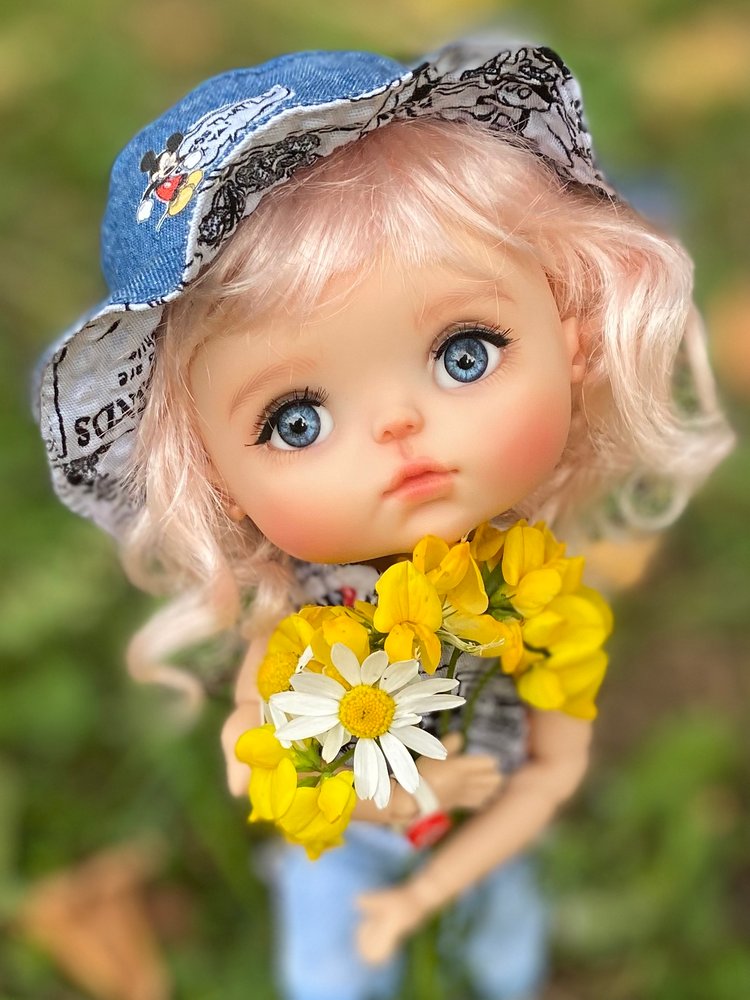 Варя в Березовой роще. Fabbi Chibbi Meadow dolls | Бэйбики Варя в Березовой роще. Fabbi Chibbi Meadow dolls