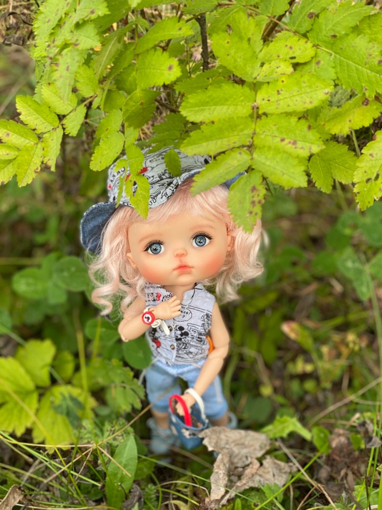 Варя в Березовой роще. Fabbi Chibbi Meadow dolls | Бэйбики Варя в Березовой роще. Fabbi Chibbi Meadow dolls