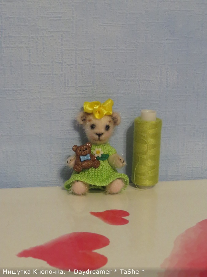 Мишутка Кнопочка — Авторские мишки Тедди и друзья: фото