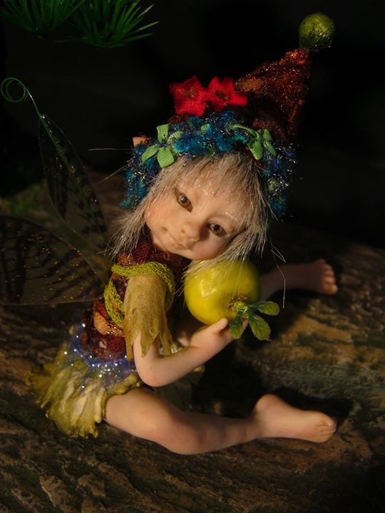 OOAK Creations Fairy - Dolls in Polymer Clay - Fimo by Paola Erriu - Авторские скульптуры из полимерной глины (фото 7)