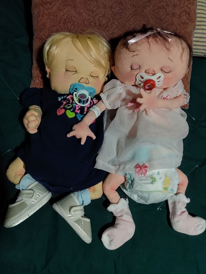 Rag Dolls Precious Creche Babies - Авторские текстильные куклы - ч.2 (фото 8)