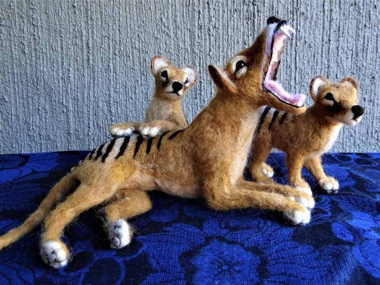 FineFeltedCritters - Авторские войлочные скульптуры by Carol Rossi - ч.2