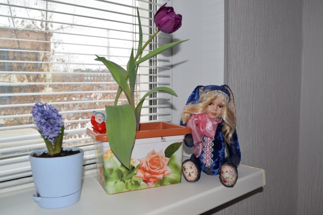 Тедди-долл. Девочка-весна