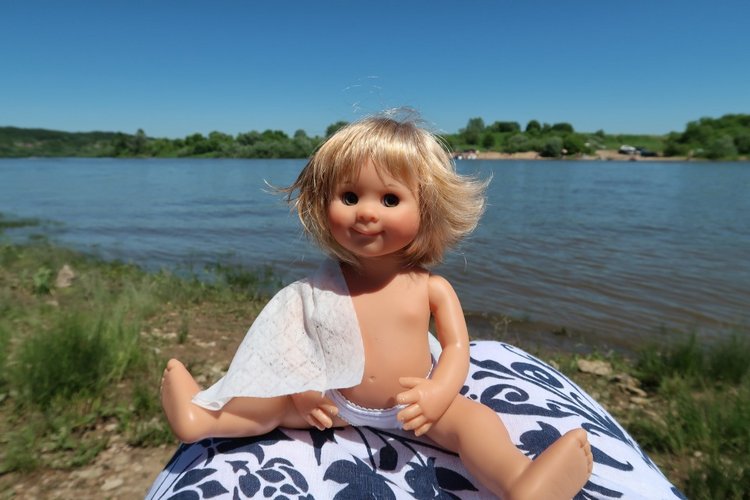 Вместе весело гулять по... Тарусе. Вихтели Линка и Алёнка