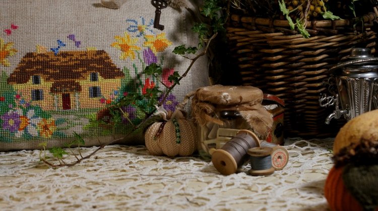 Осенний вечер — Вышивка крестиком (фото 6)