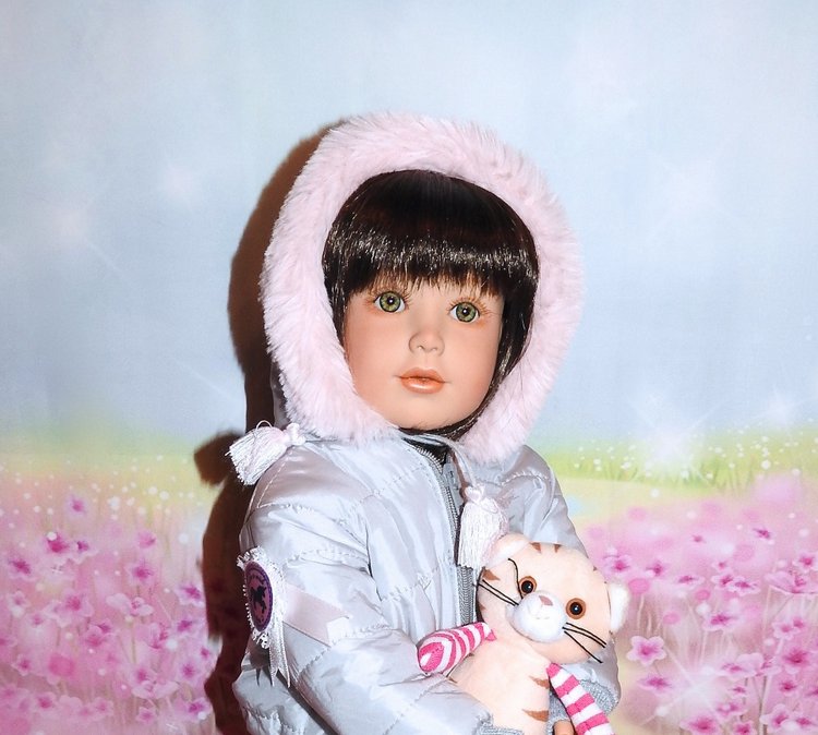 Зимняя куколка Nadin Kidz'n'Cats. ООАК