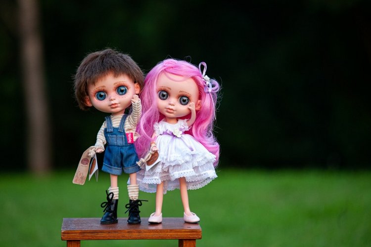 В гостях у STEPHA dolls! Biggers, Миниамигес, Вестида де Азул (фото 10)