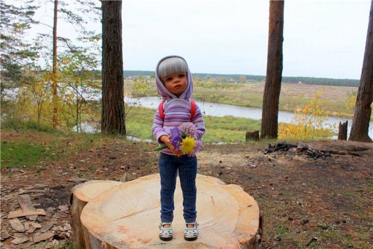 Путешествие Имани на Волгу, продолжение. Mini Imani от Kaye Wiggs